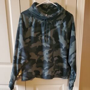 Camo Print Hoodie